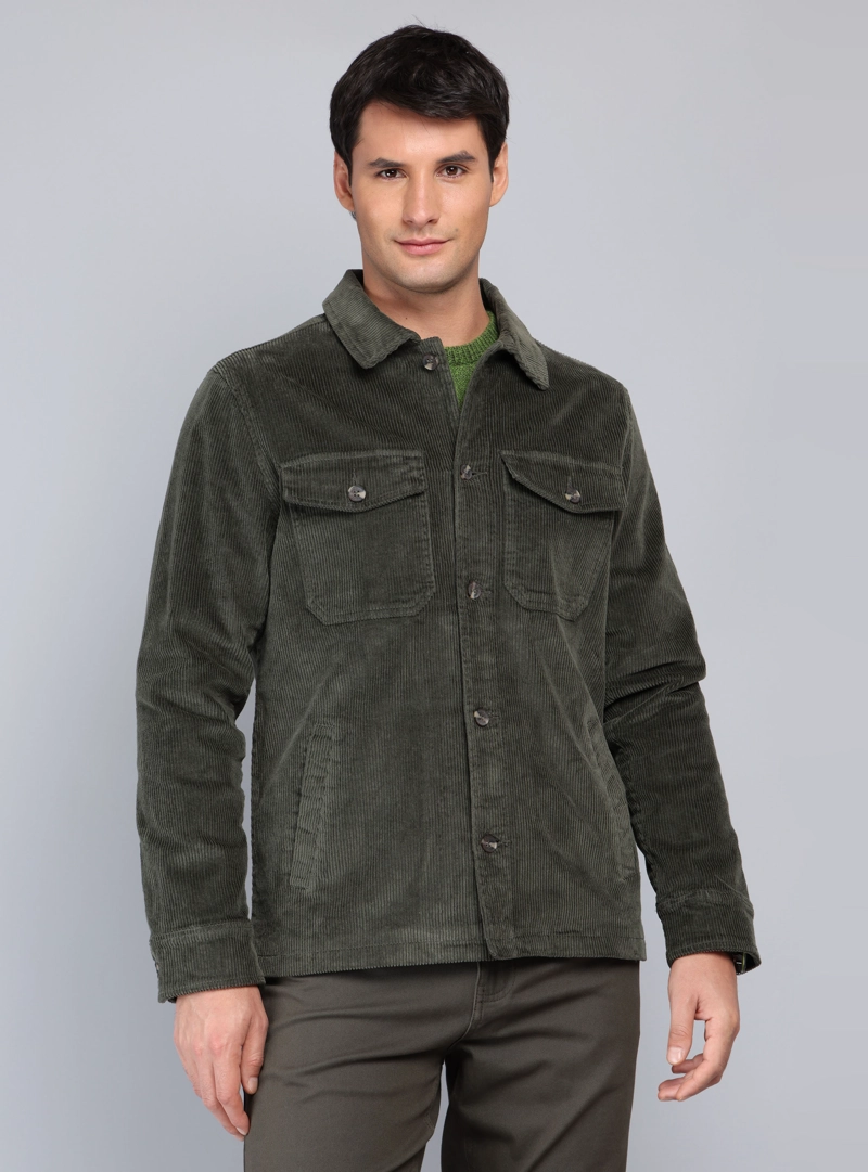 CHAQUETA COTELE  SPANDEX REGULAR FIT VERDE ARROW - 6