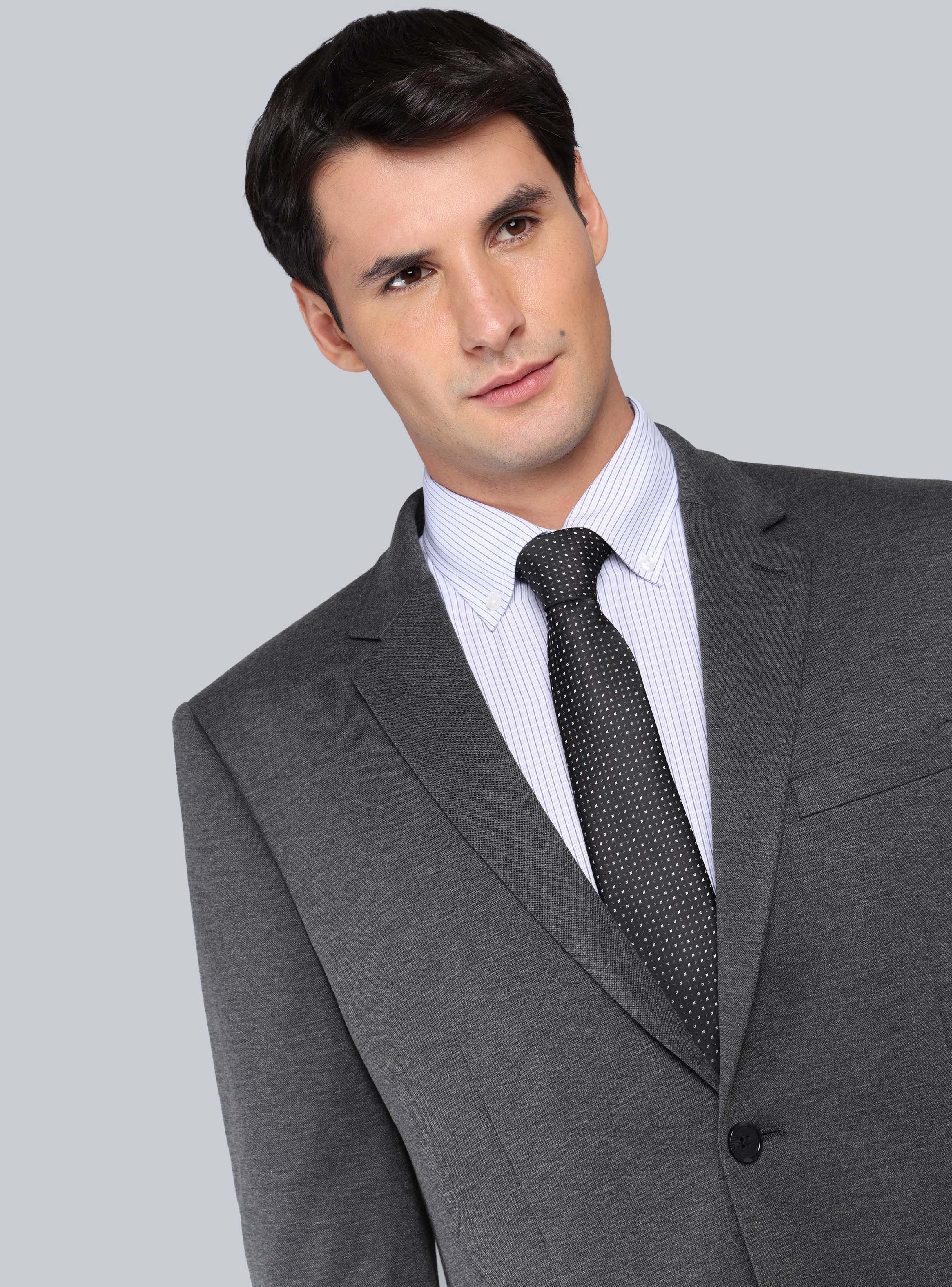 BLAZER SPANDEX TAILORED FIT GRIS VAN HEUSEN - 3