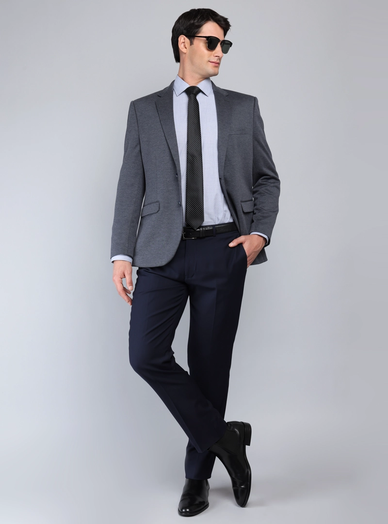 BLAZER SPANDEX TAILORED FIT AZUL MARINO VAN HEUSEN - 4
