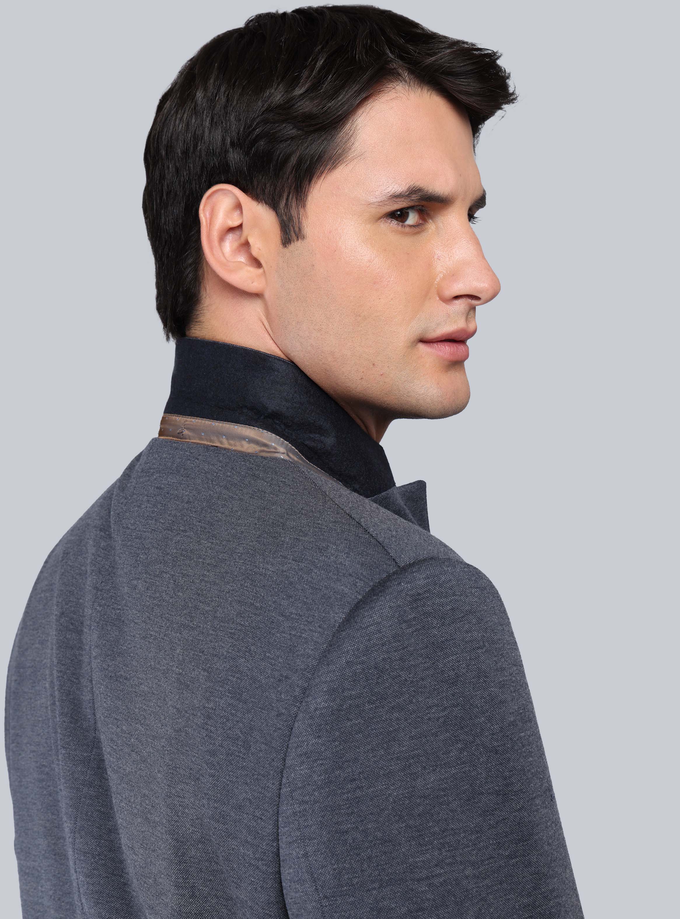 BLAZER SPANDEX TAILORED FIT AZUL MARINO VAN HEUSEN - 5