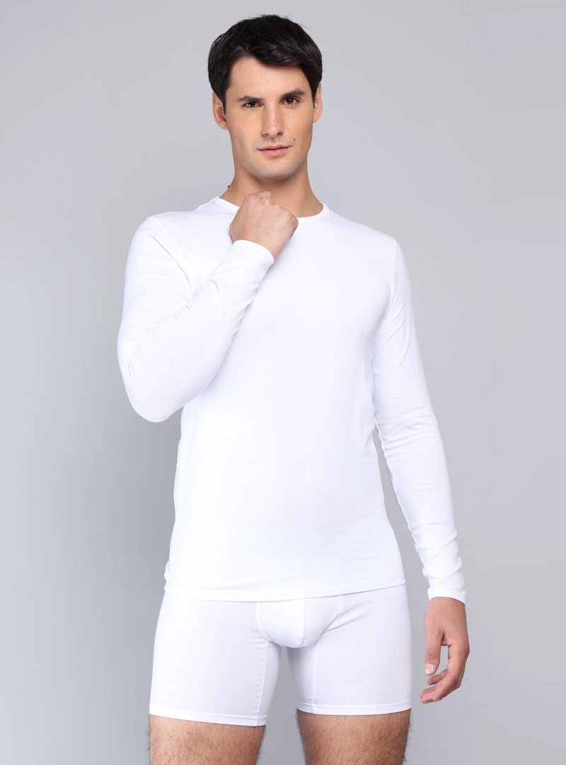 CAMISETA PRIMERA CAPA REGULAR FIT BLANCO ARROW - 1