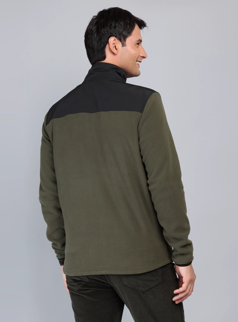 POLERON POLAR REGULAR FIT OLIVA ARROW - 2