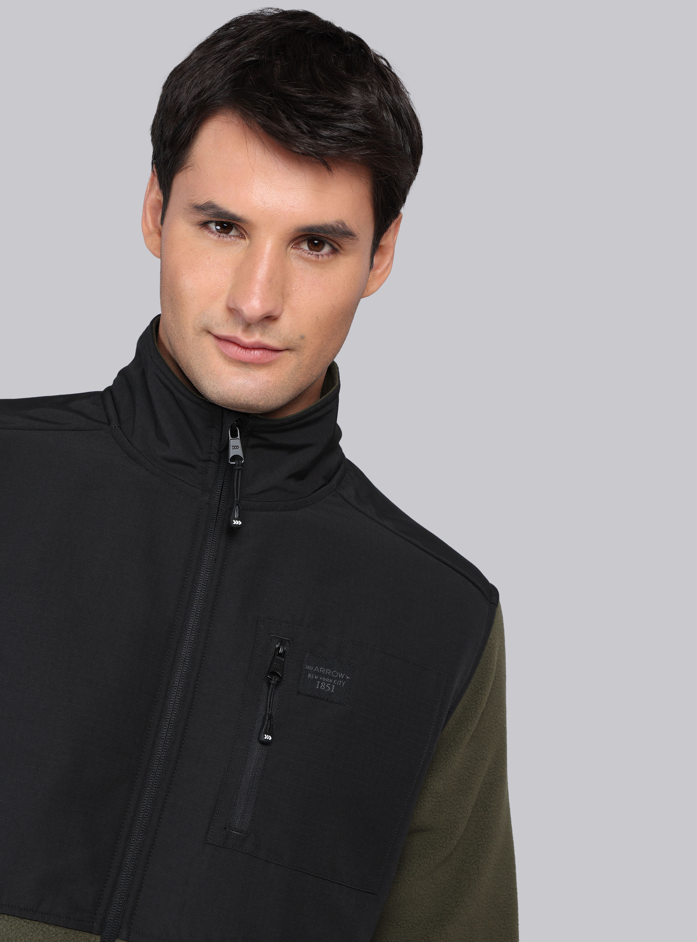 POLERON POLAR REGULAR FIT OLIVA ARROW - 3
