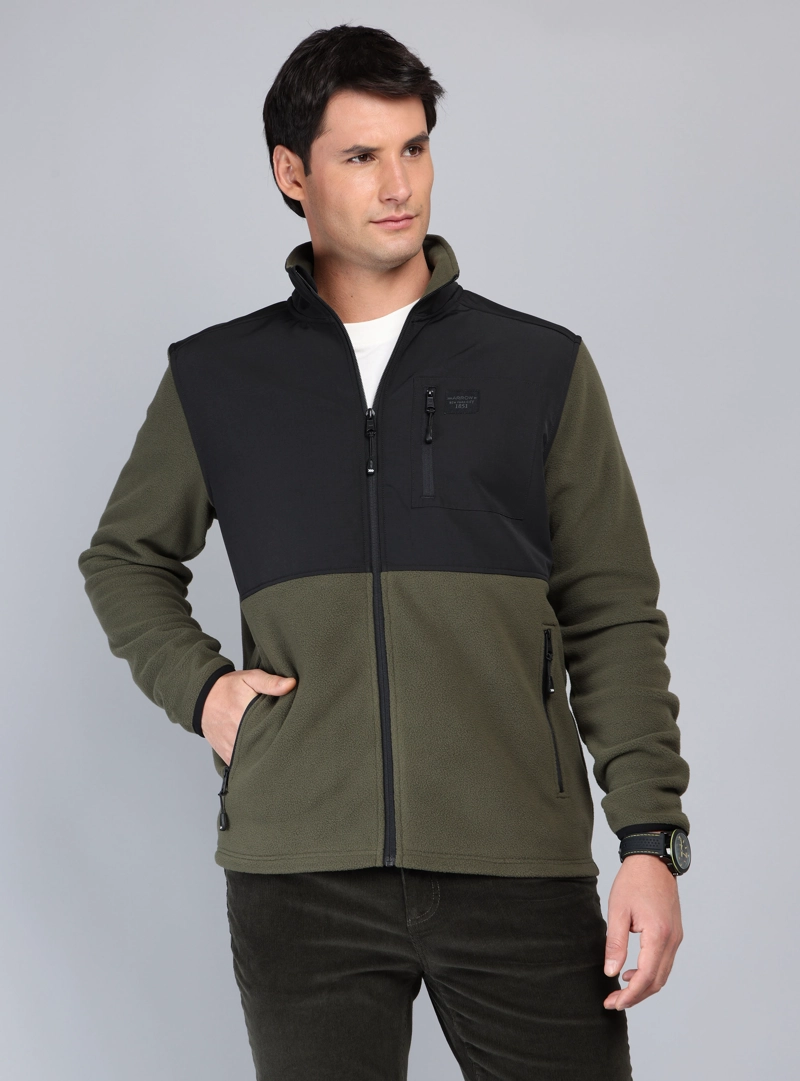 POLERON POLAR REGULAR FIT OLIVA ARROW - 6