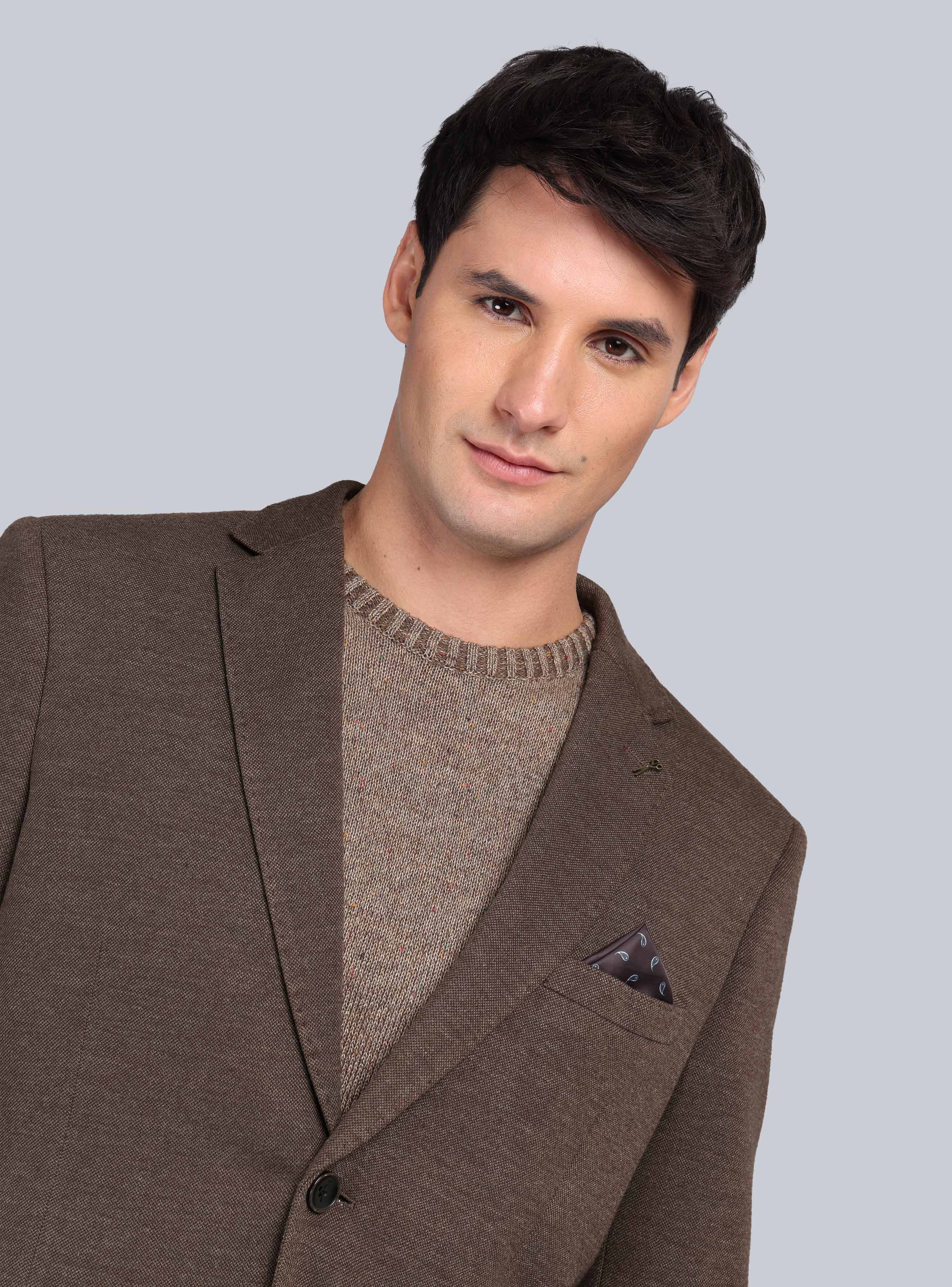 BLAZER FANTASIA FLEX TAILORED FIT CAFE  ARROW - 3