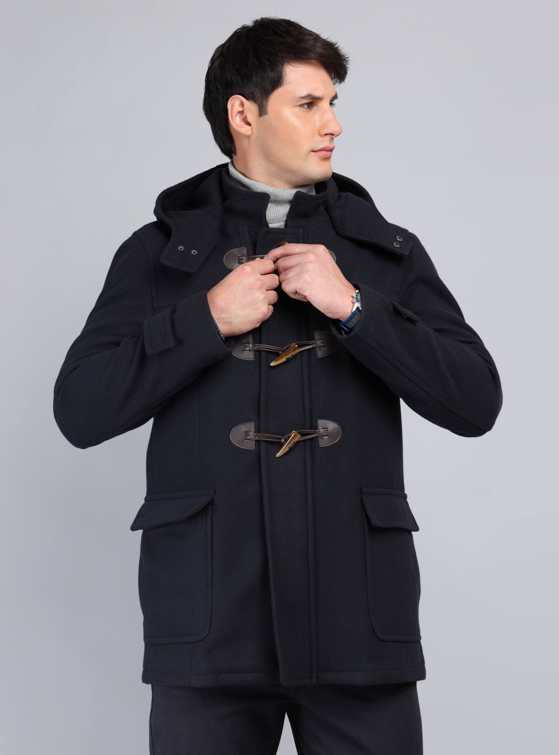 MONTGOMERY LISO REGULAR FIT AZUL MARINO ARROW - 1