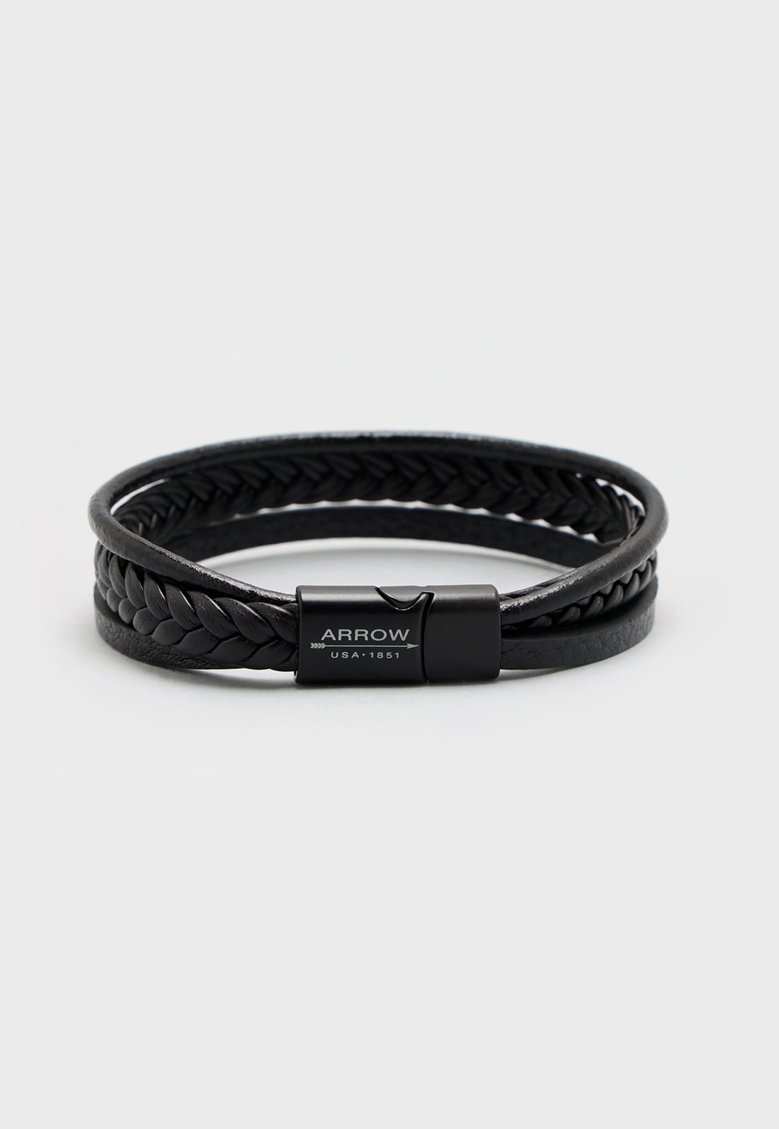 PULSERA CUERO CON HEBILLA ARROW - 1