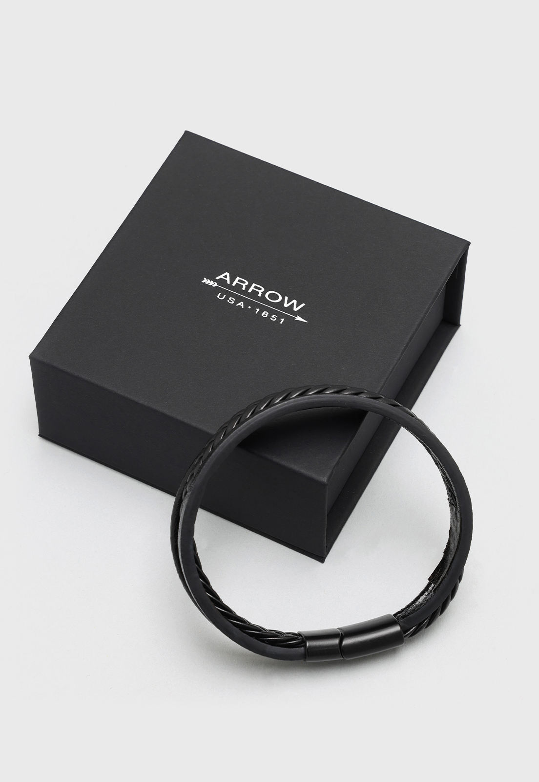 PULSERA CUERO CON HEBILLA ARROW - 4