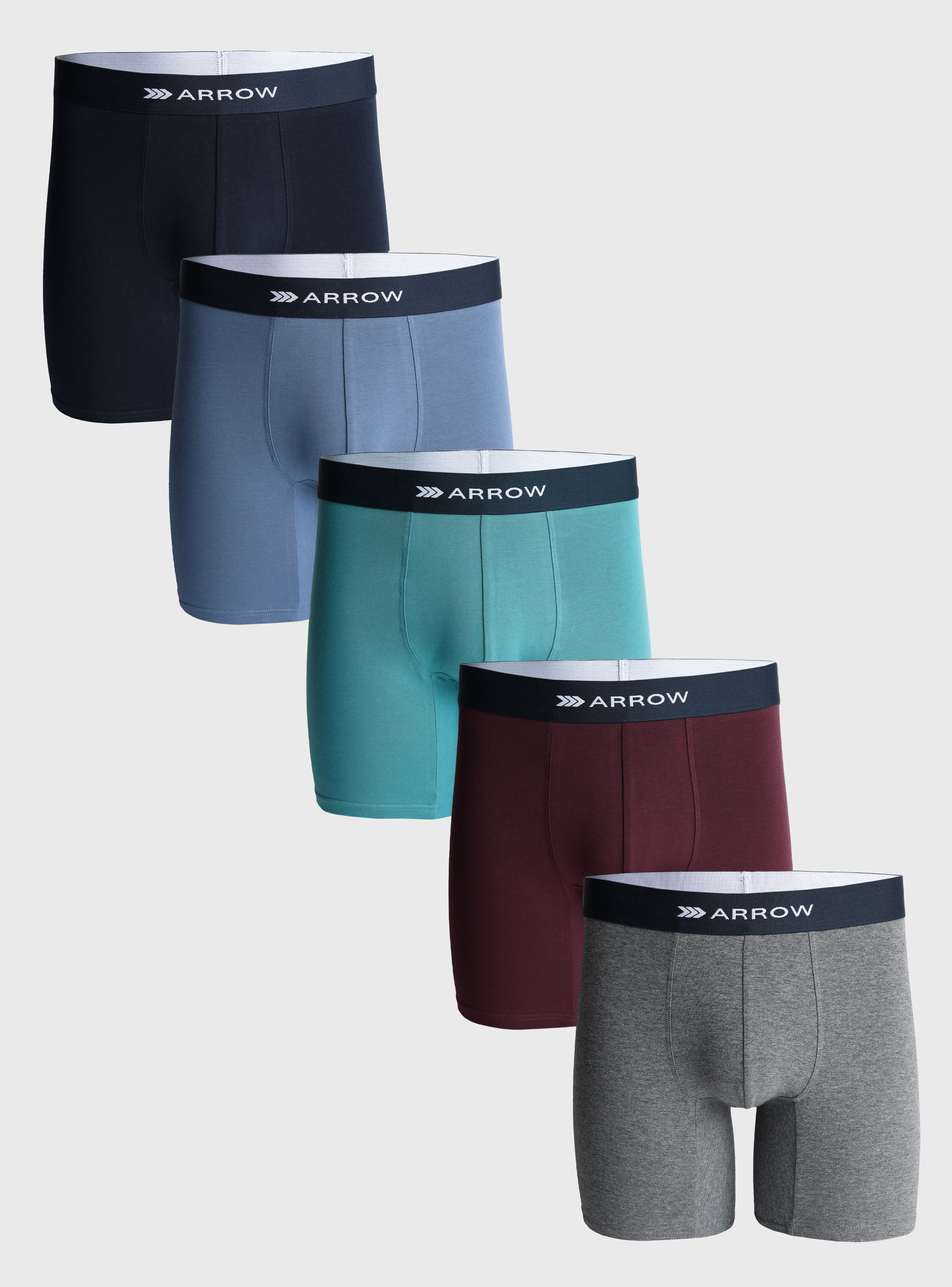 BOXER 5 UNIDADES REGULAR FIT MULTICOLOR ARROW - 1