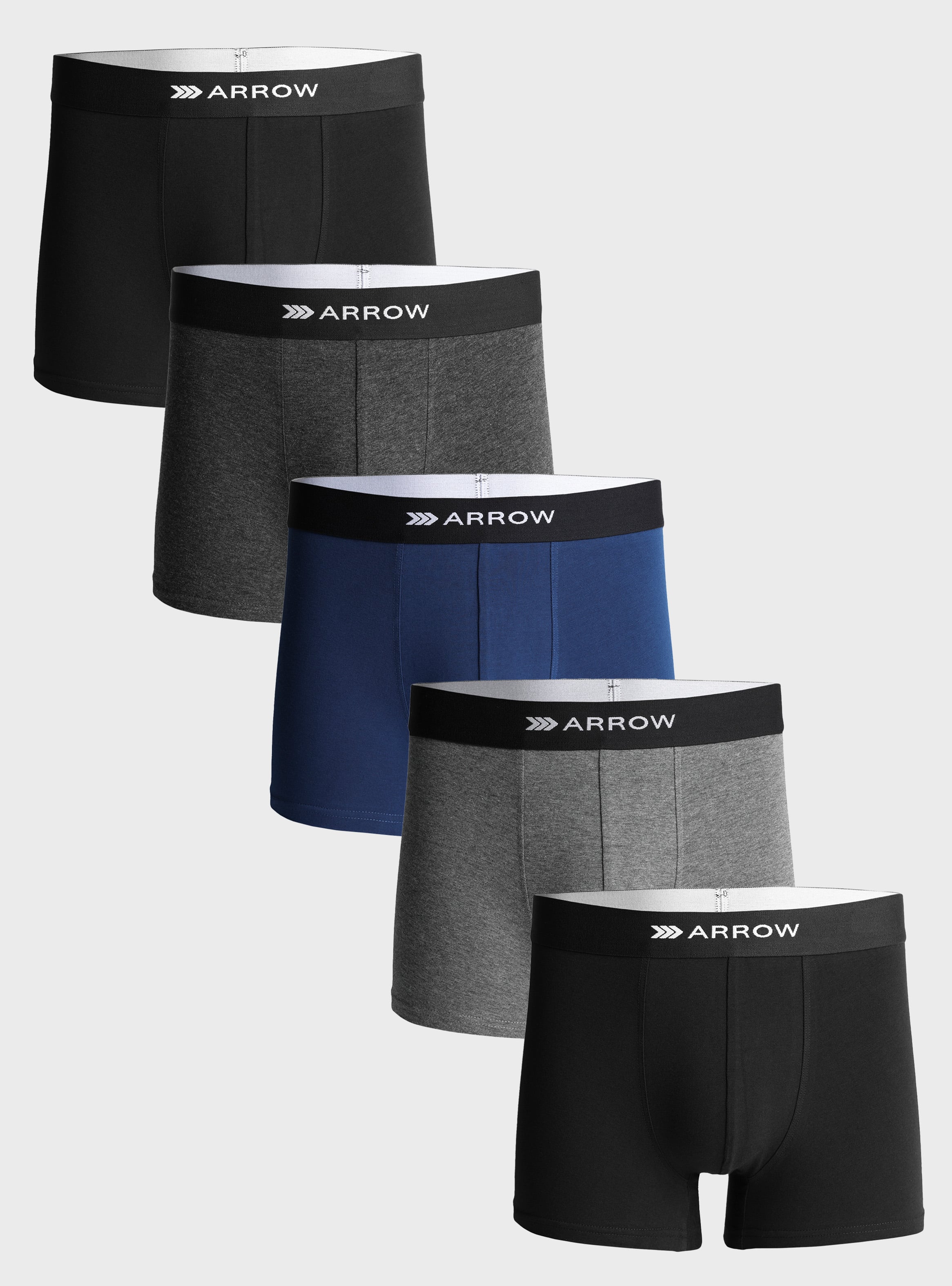 BOXER 5 UNIDADES REGULAR FIT MULTICOLOR ARROW - 1