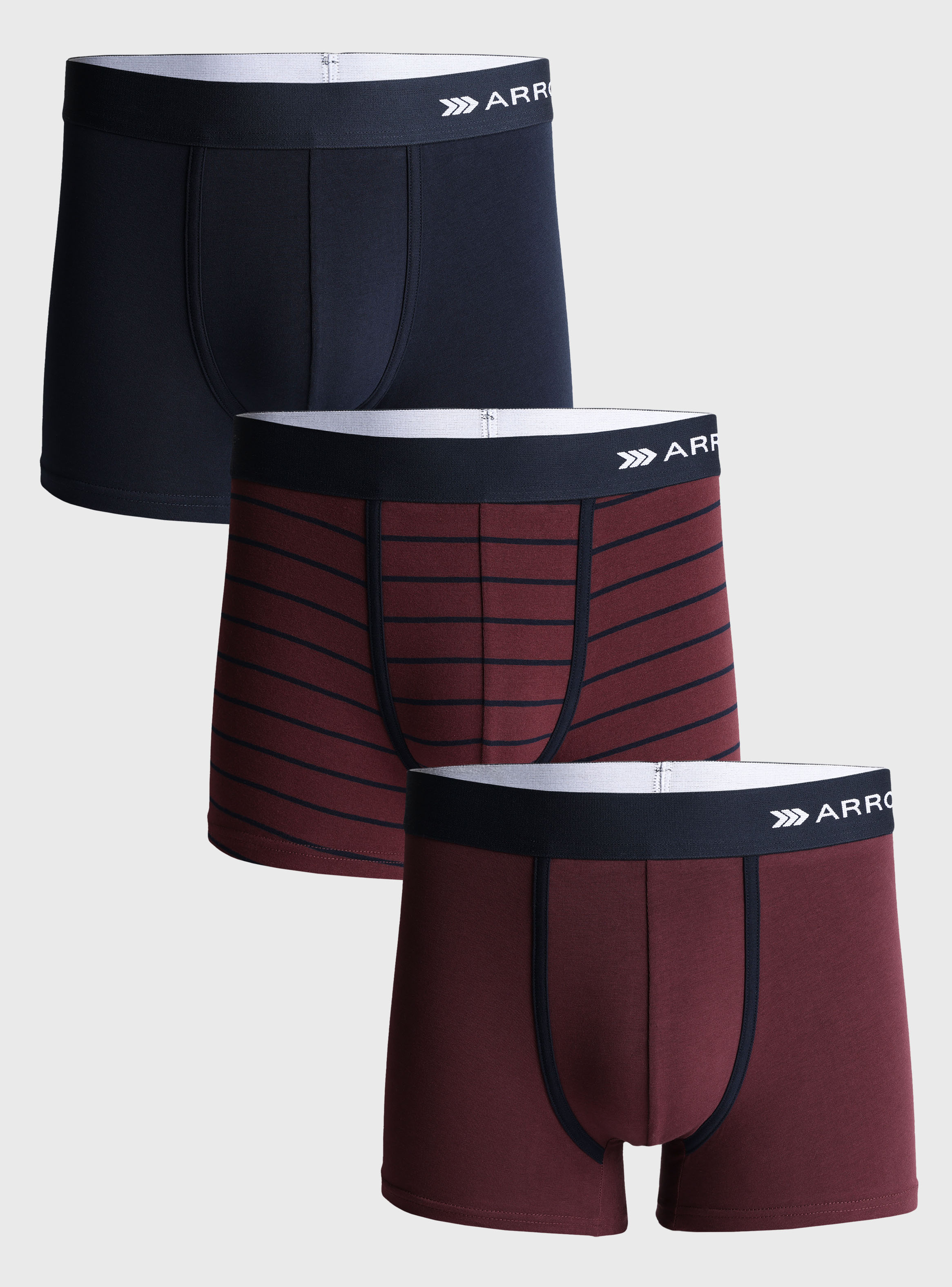BOXER 3 UNIDADES REGULAR FIT MULTICOLOR ARROW - 1