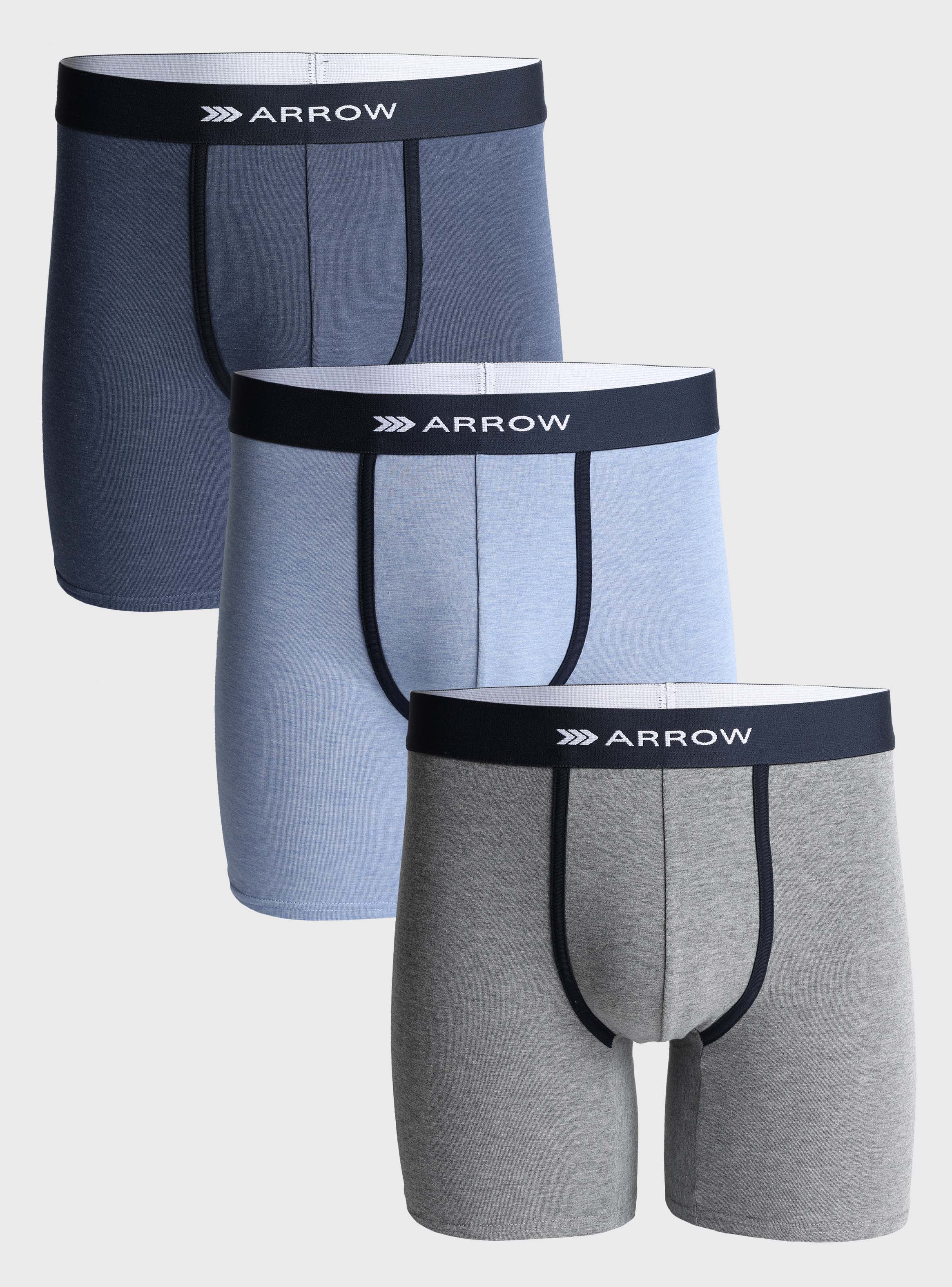 BOXER 3 UNIDADES REGULAR FIT MULTICOLOR ARROW - 1