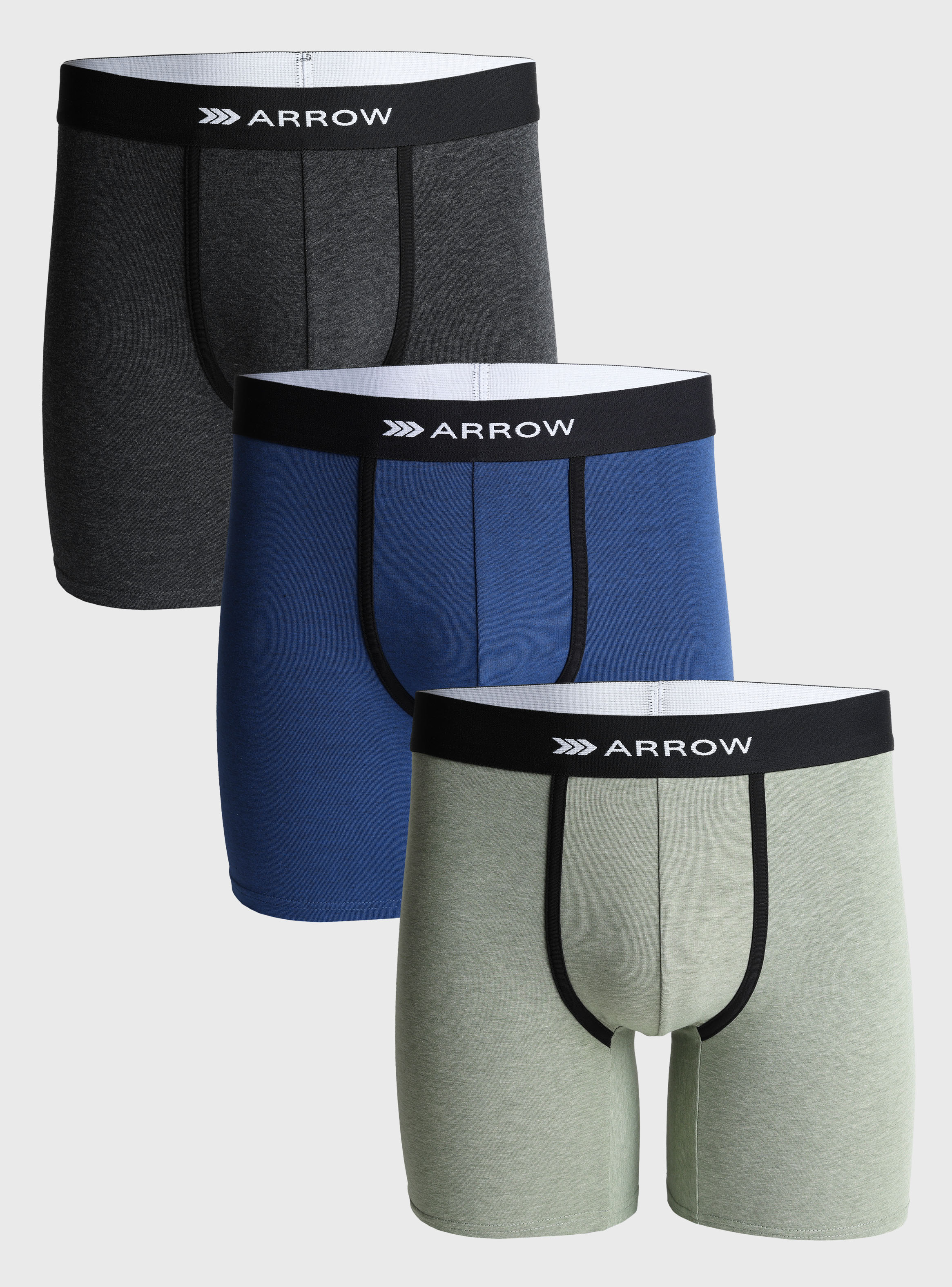 BOXER 3 UNIDADES REGULAR FIT MULTICOLOR ARROW - 1