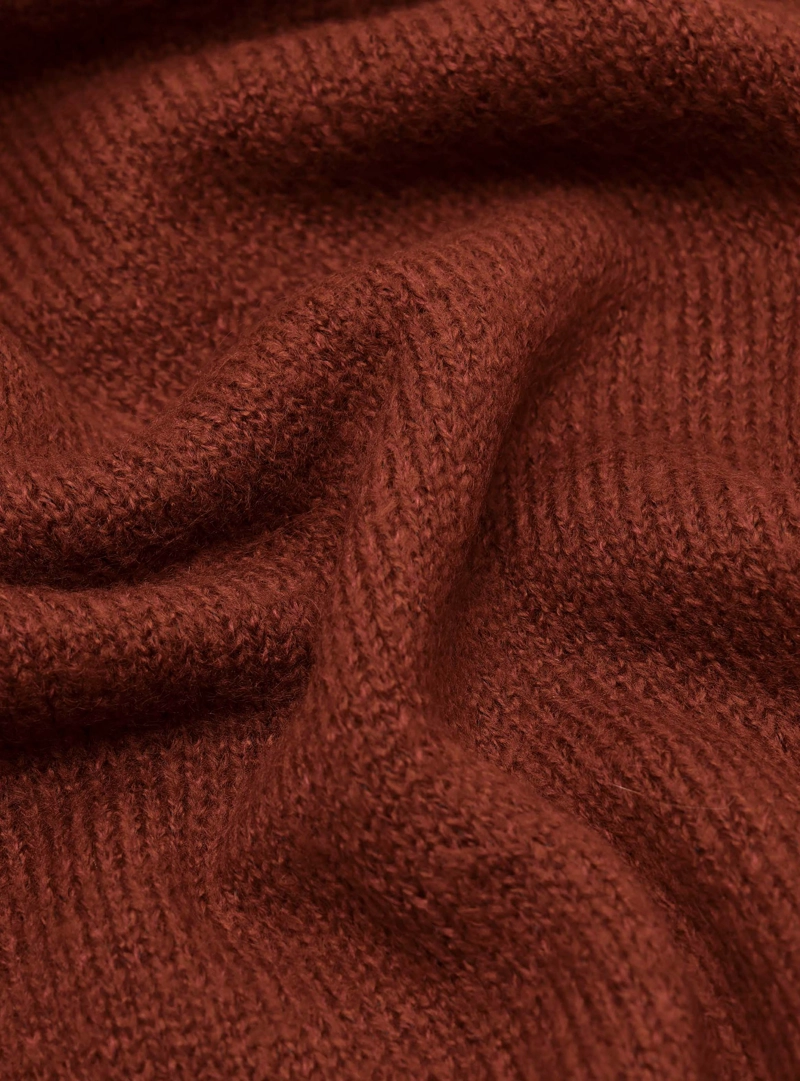 SWEATER CUELLO REDONDO REGULAR FIT TERRACOTA ARROW - 6