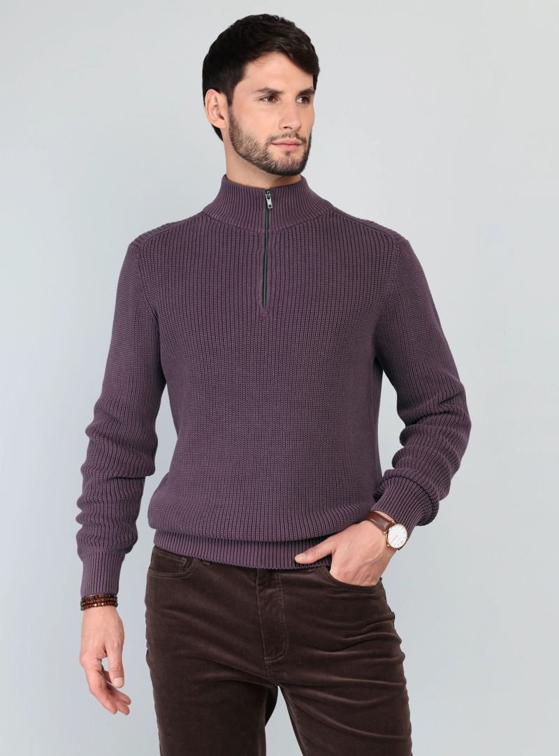 SWEATER STONE WASH REGULAR FIT BURDEO ARROW - 1