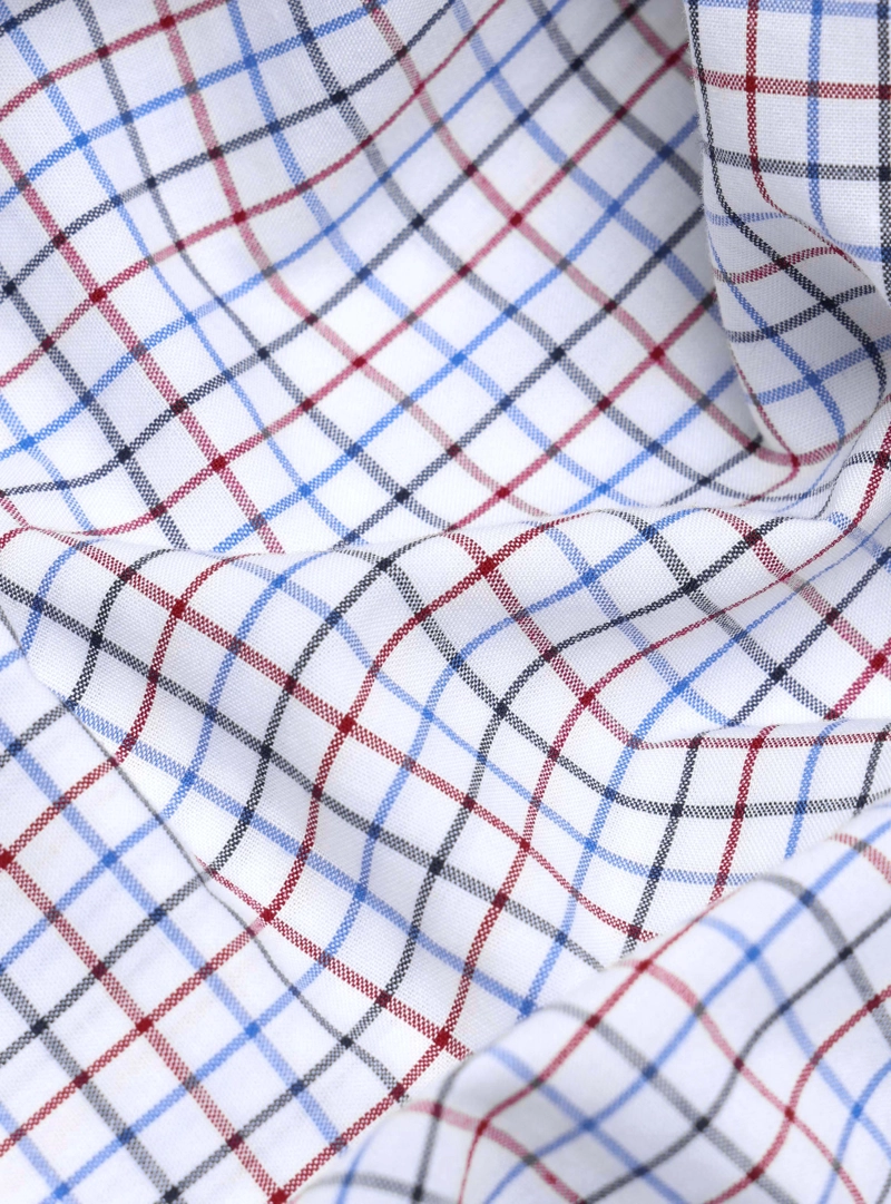 CAMISA A CUADROS REGULAR FIT ROJO ARROW - 7