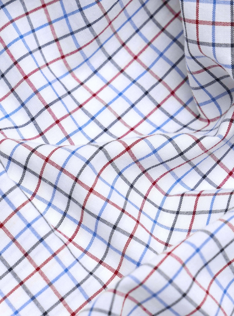 CAMISA A CUADROS REGULAR FIT ROJO ARROW - 7