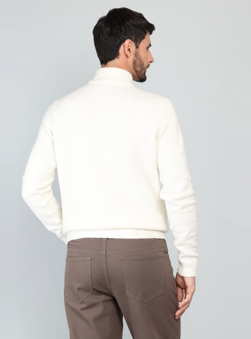 SWEATER TEXTURADO REGULAR FIT CRUDO ARROW - 2