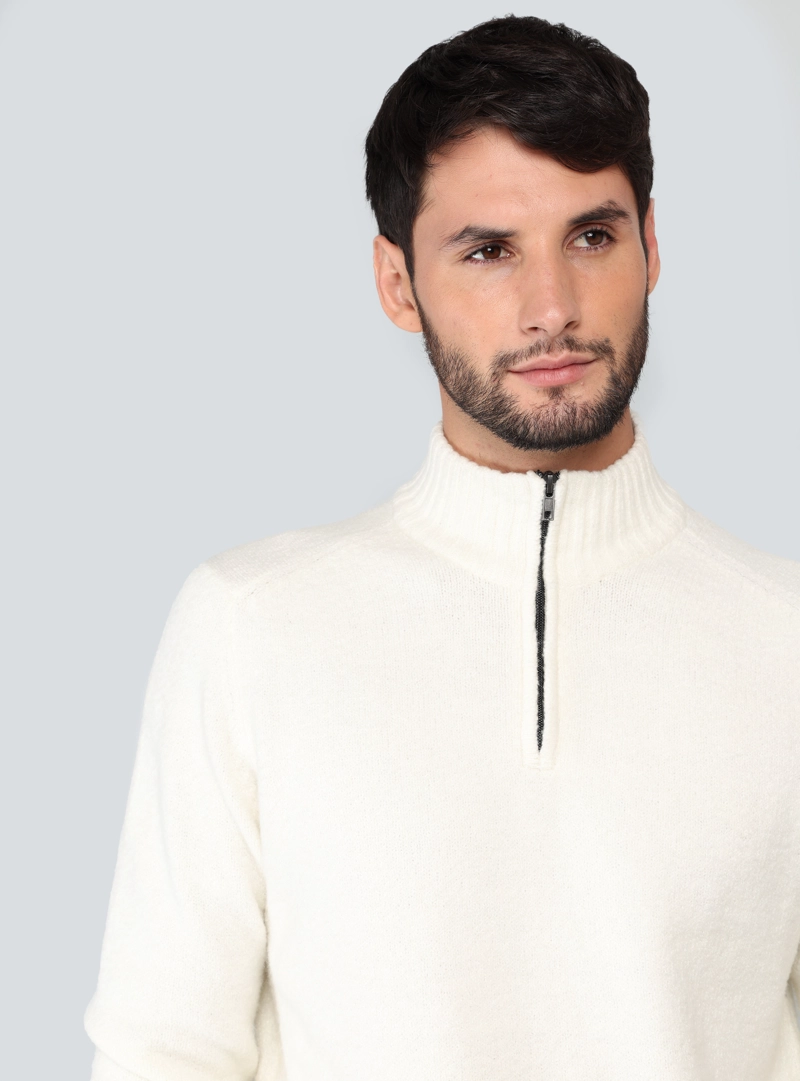 SWEATER TEXTURADO REGULAR FIT CRUDO ARROW - 3