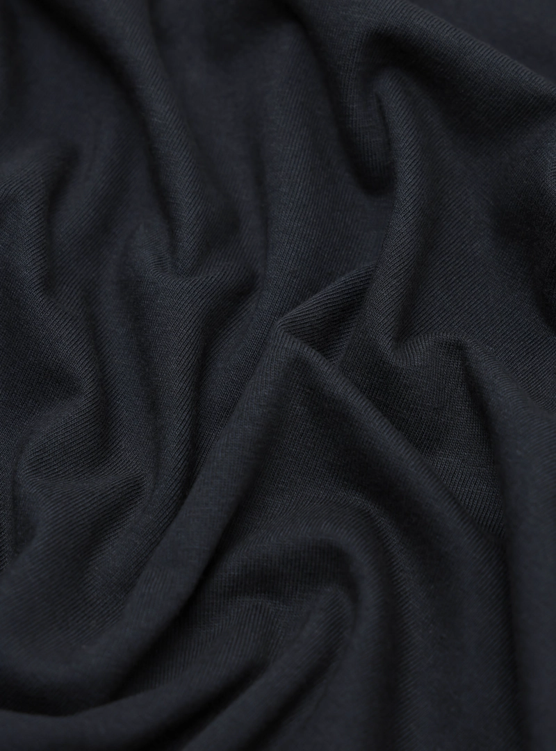 POLERA LISA STONE WASH REGULAR FIT NEGRO ARROW - 6