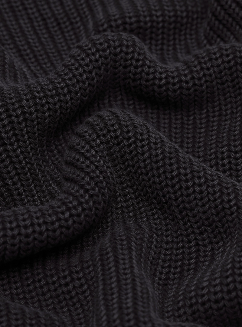 SWEATER STONE WASH REGULAR FIT NEGRO ARROW - 6