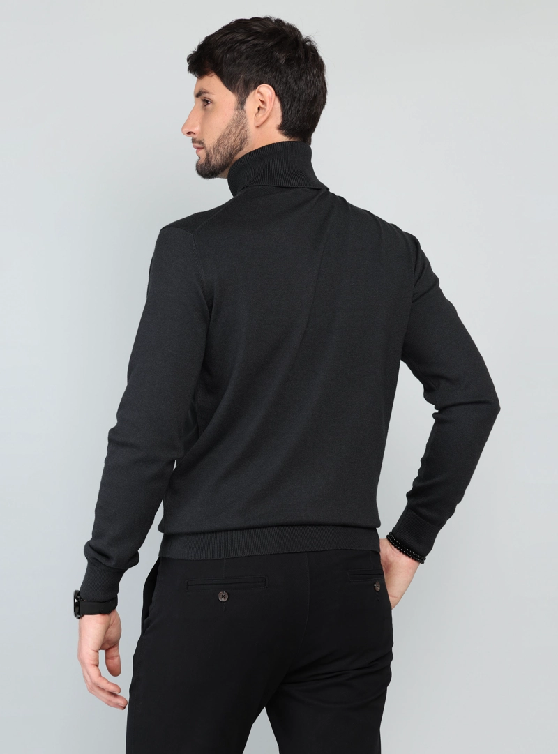 SWEATER CUELLO ALTO REGULAR FIT CARBON ARROW - 2