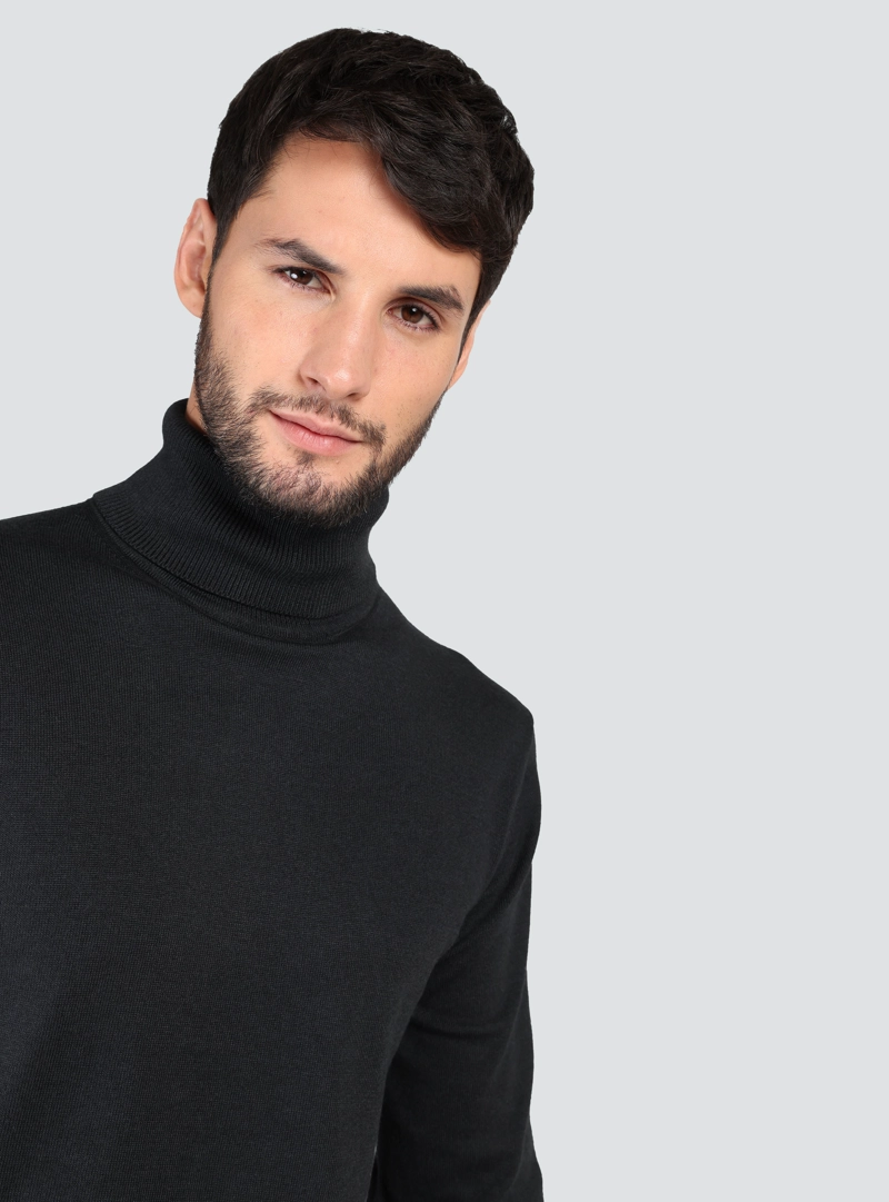 SWEATER CUELLO ALTO REGULAR FIT CARBON ARROW - 3