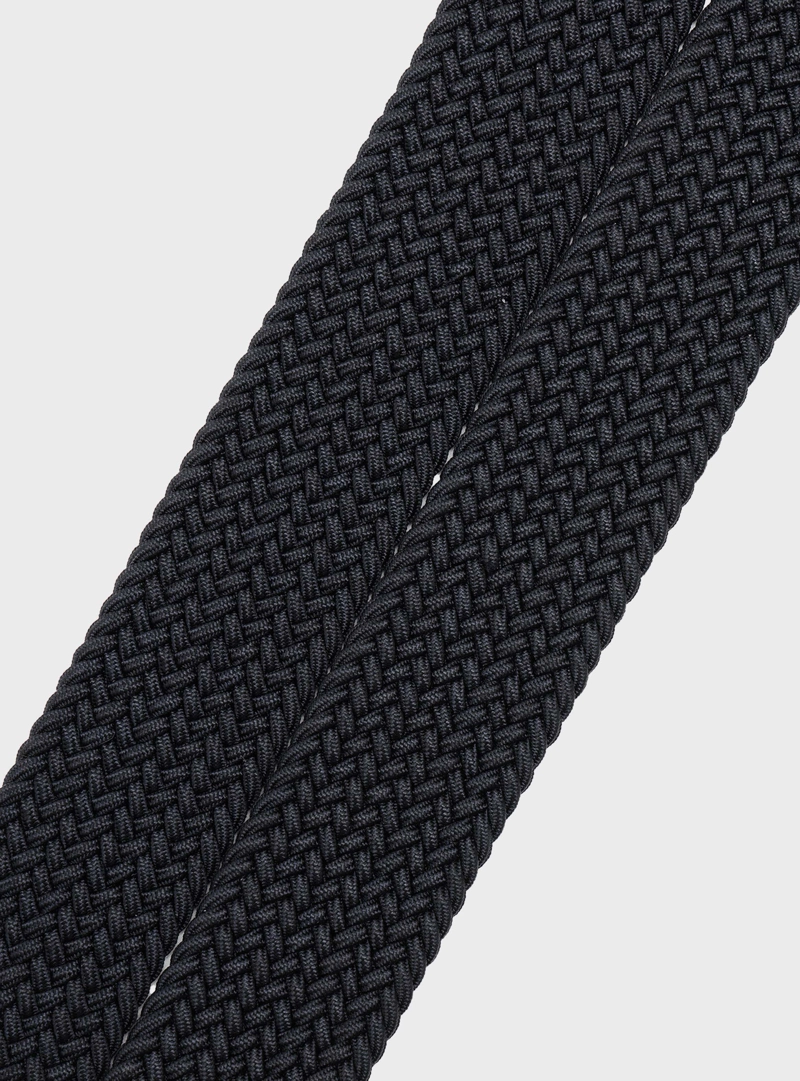 CINTURON ELASTICO TRENZADO AZUL MARINO ARROW - 4