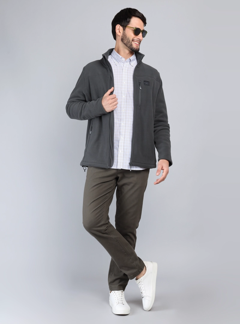 POLERON POLAR REGULAR FIT GRIS ARROW - 4