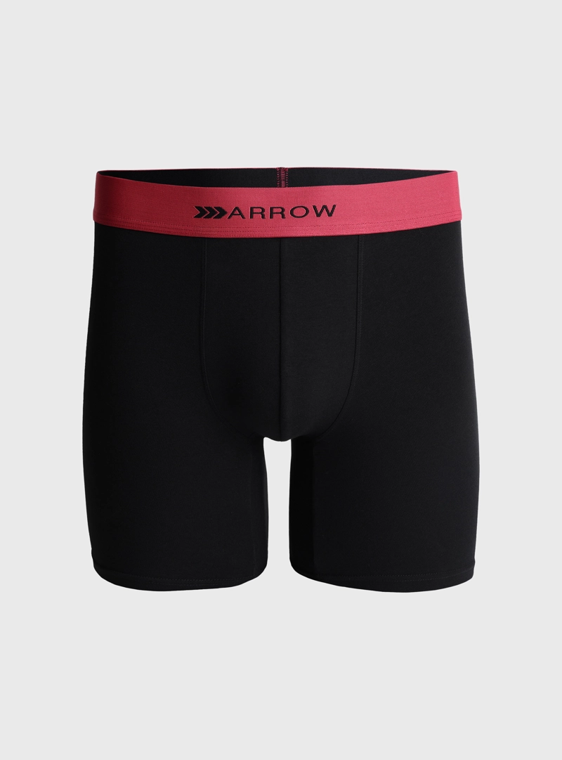 BOXER 5 UNIDADES REGULAR FIT NEGRO ARROW - 3
