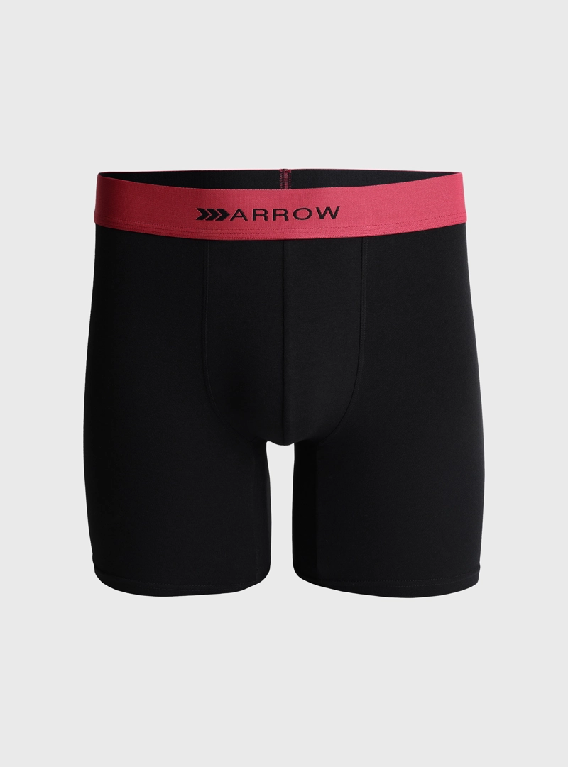 BOXER 5 UNIDADES REGULAR FIT NEGRO ARROW - 3