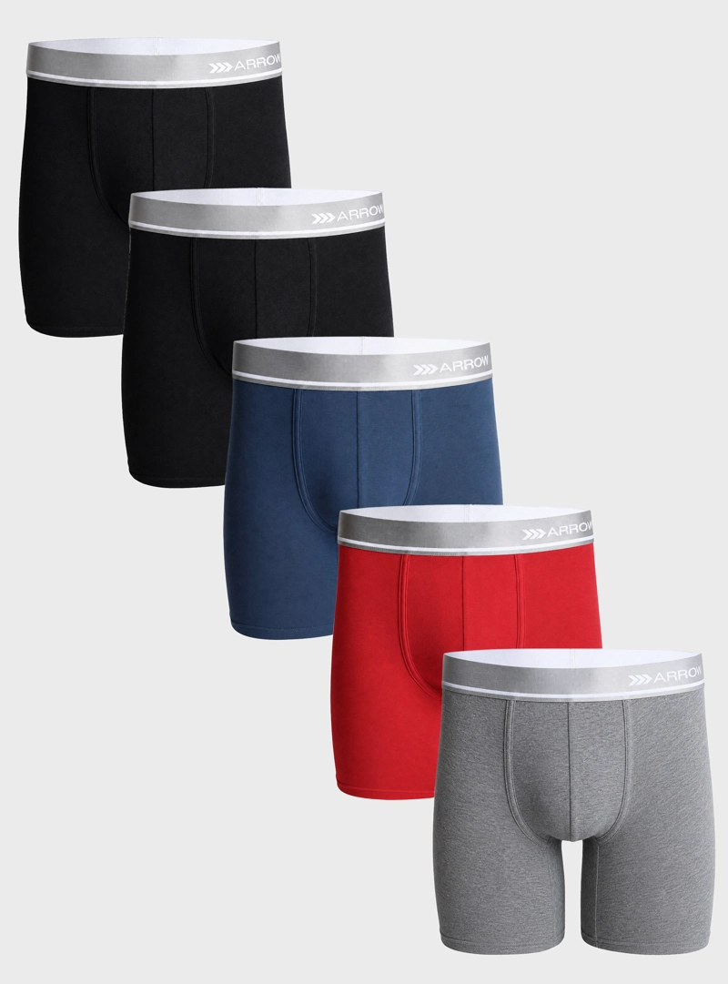 BOXER 5 UNIDADES REGULAR FIT MULTICOLOR ARROW - 1
