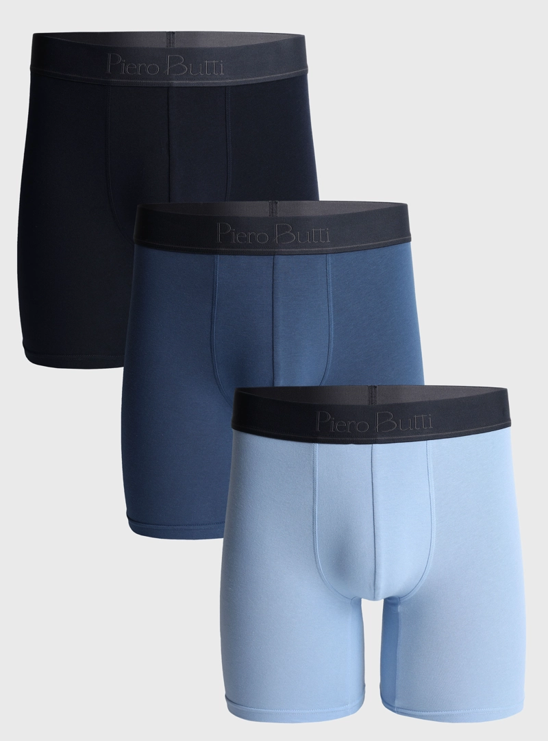 BOXER 3 UNIDADES LISO MULTICOLOR PIERO BUTTI - 1