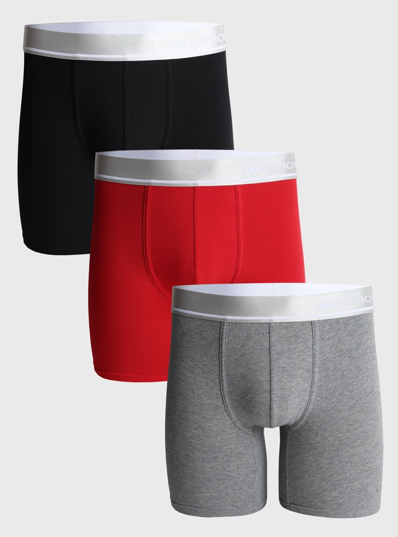 BOXER 3 UNIDADES REGULAR FIT MULTICOLOR ARROW - 1