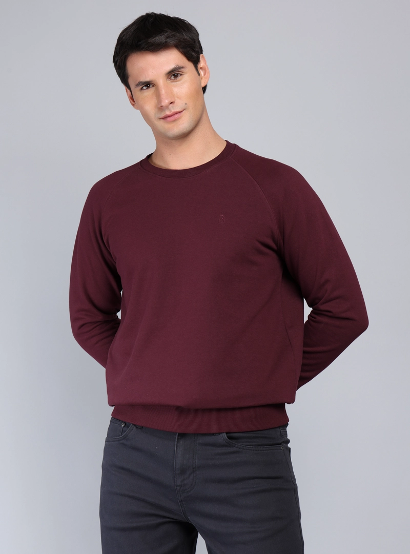 POLERON CUELLO REDONDO REGULAR FIT BURDEO PIERO BUTTI - 1