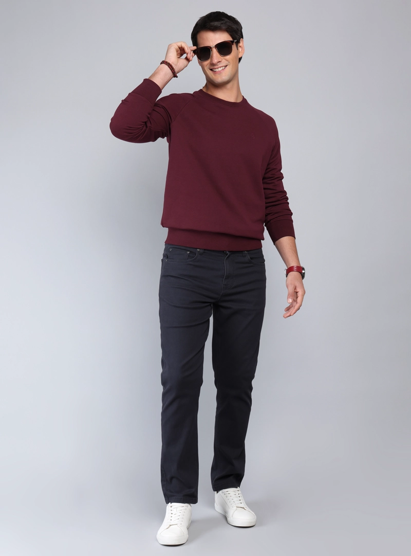 POLERON CUELLO REDONDO REGULAR FIT BURDEO PIERO BUTTI - 4