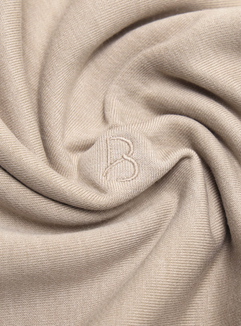 POLERON CUELLO REDONDO REGULAR FIT BEIGE PIERO BUTTI - 6