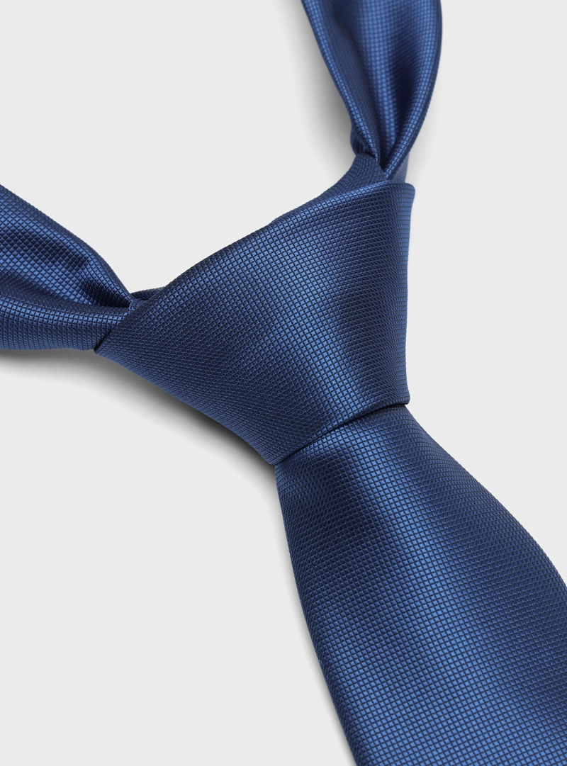 CORBATA TEXTURADA AZUL PIERO BUTTI - 4