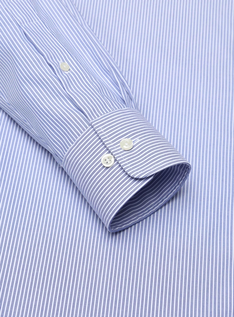 CAMISA FORMAL RAYAS NON IRON TAILORED FIT AZUL ARROW - 5