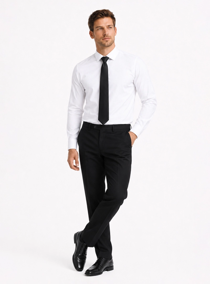 CAMISA FORMAL PUÑO DOBLE TAILORED FIT BLANCO ARROW - 3