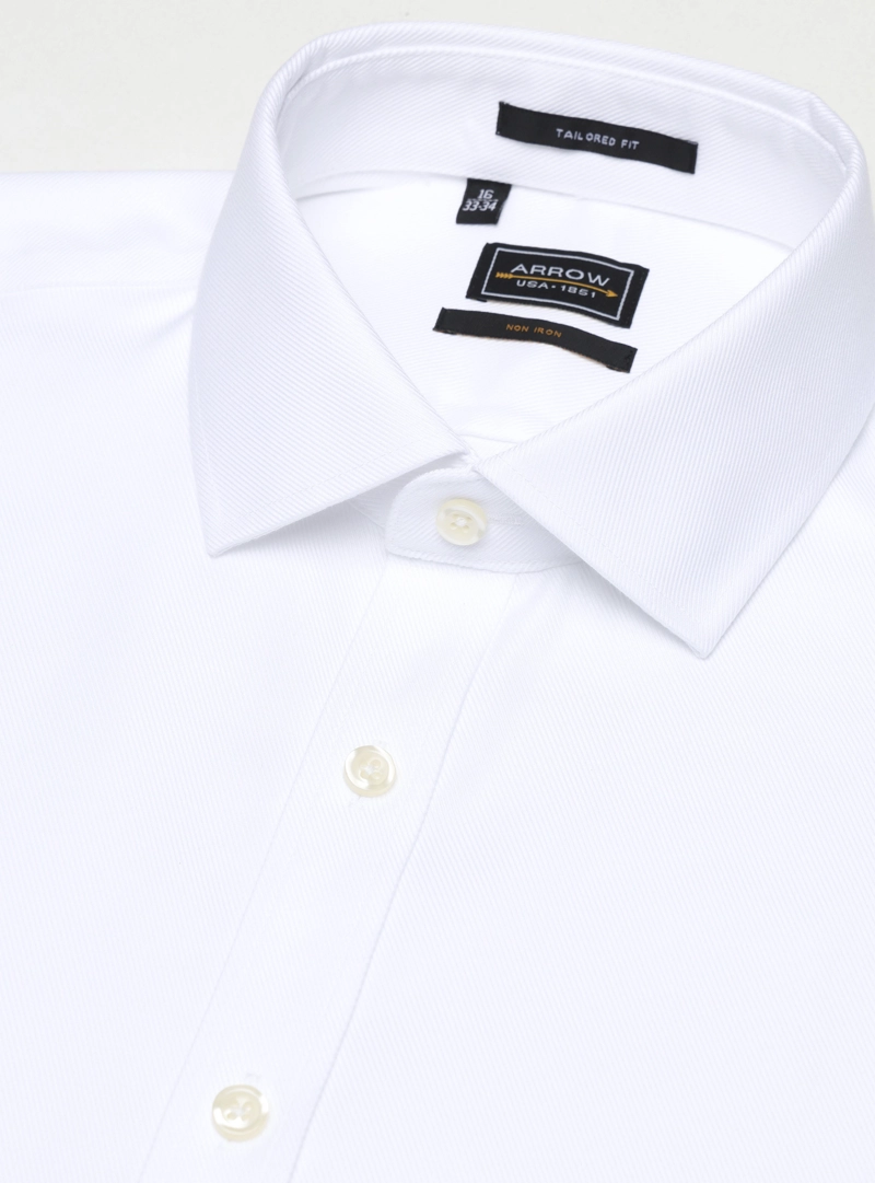 CAMISA FORMAL PUÑO DOBLE TAILORED FIT BLANCO ARROW - 4