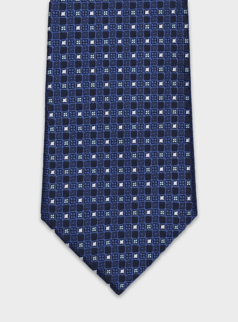 CORBATA FANTASIA AZUL ARROW - 3