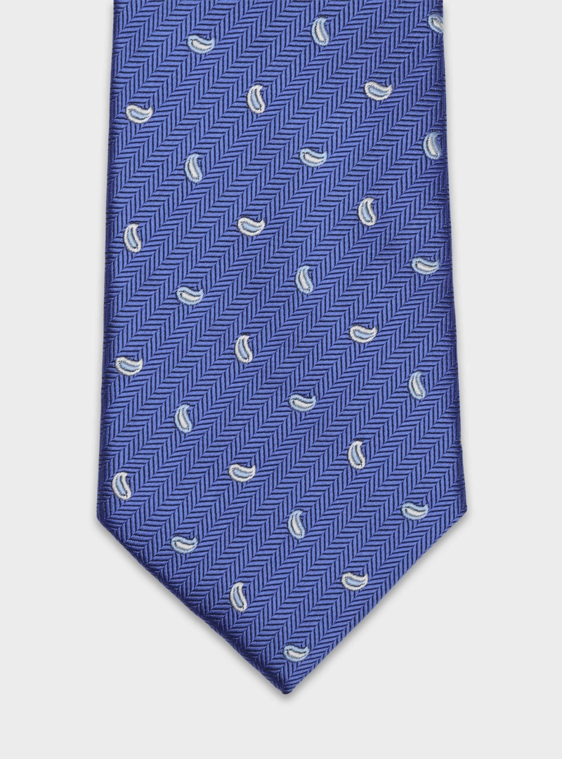 CORBATA FANTASIA AZUL ARROW - 3