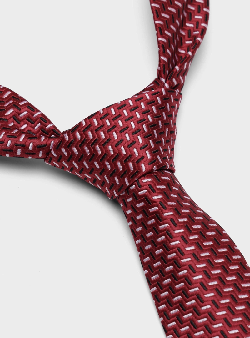CORBATA FANTASIA ROJO ARROW - 4