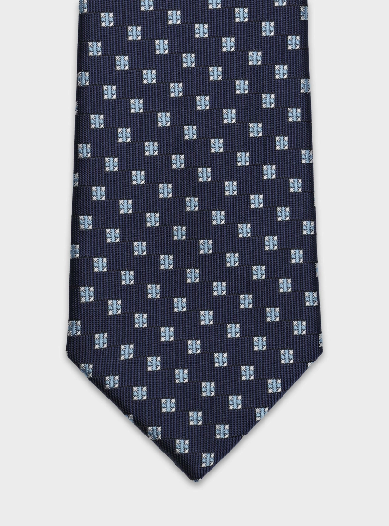 CORBATA FANTASIA AZUL ARROW - 3