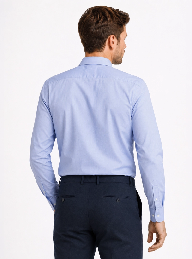 CAMISA FORMAL OXFORD SLIM FIT CELESTE ARROW - 2