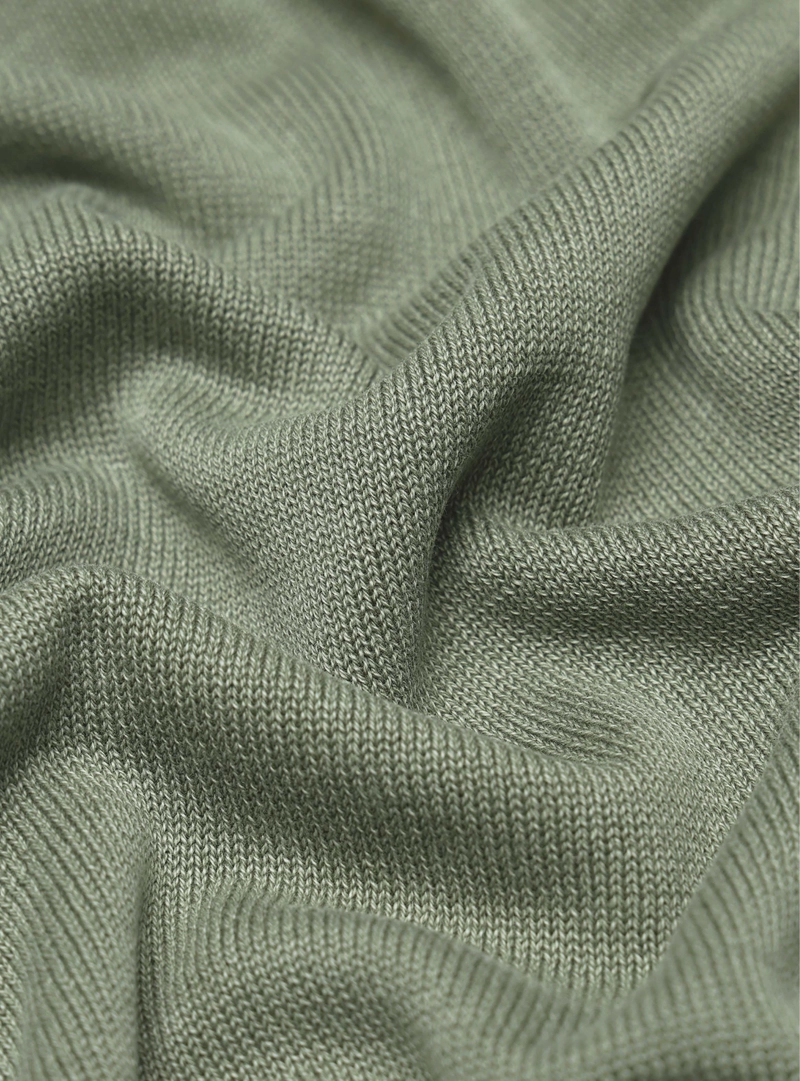 SWEATER STONE WASH REGULAR FIT VERDE ARROW - 6