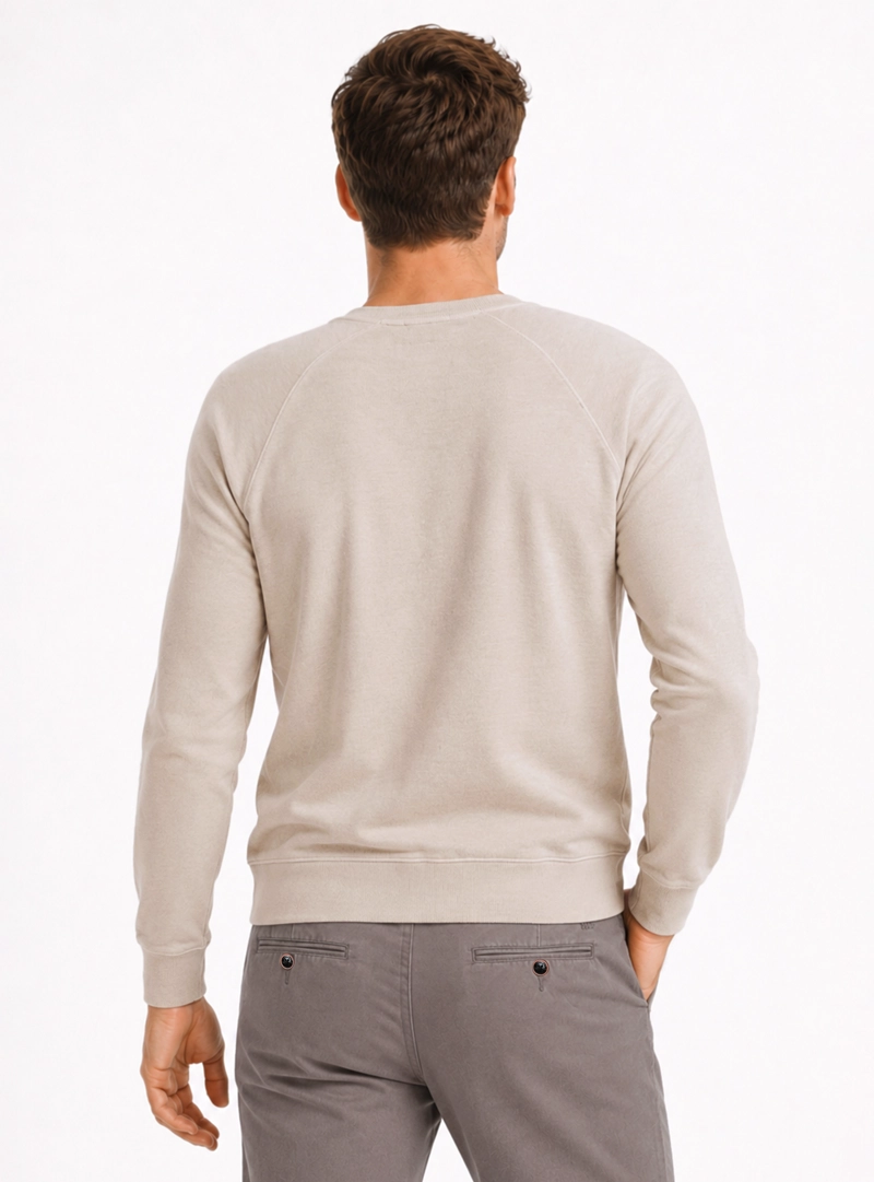 POLERON STONE WASH REGULAR FIT BEIGE ARROW - 2
