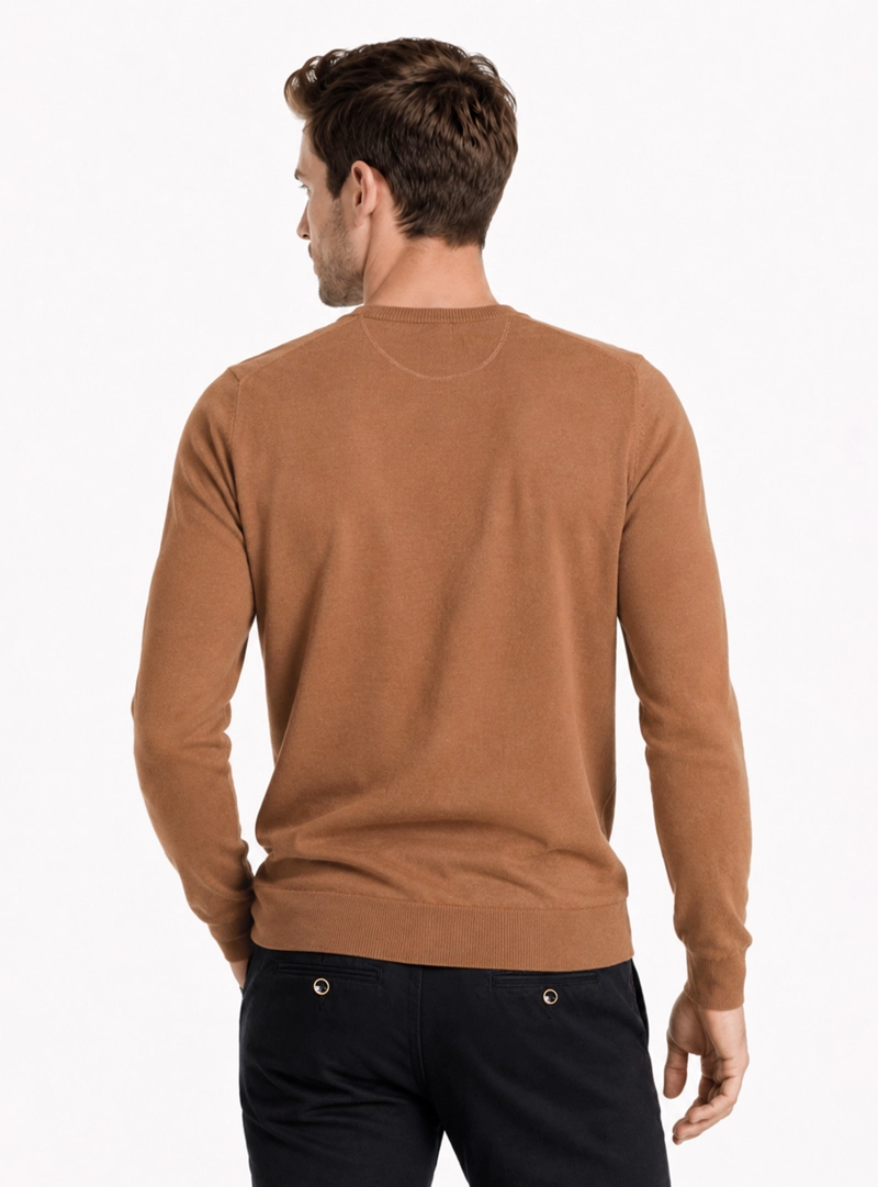 SWEATER STONE WASH REGULAR FIT CAFE  ARROW - 2