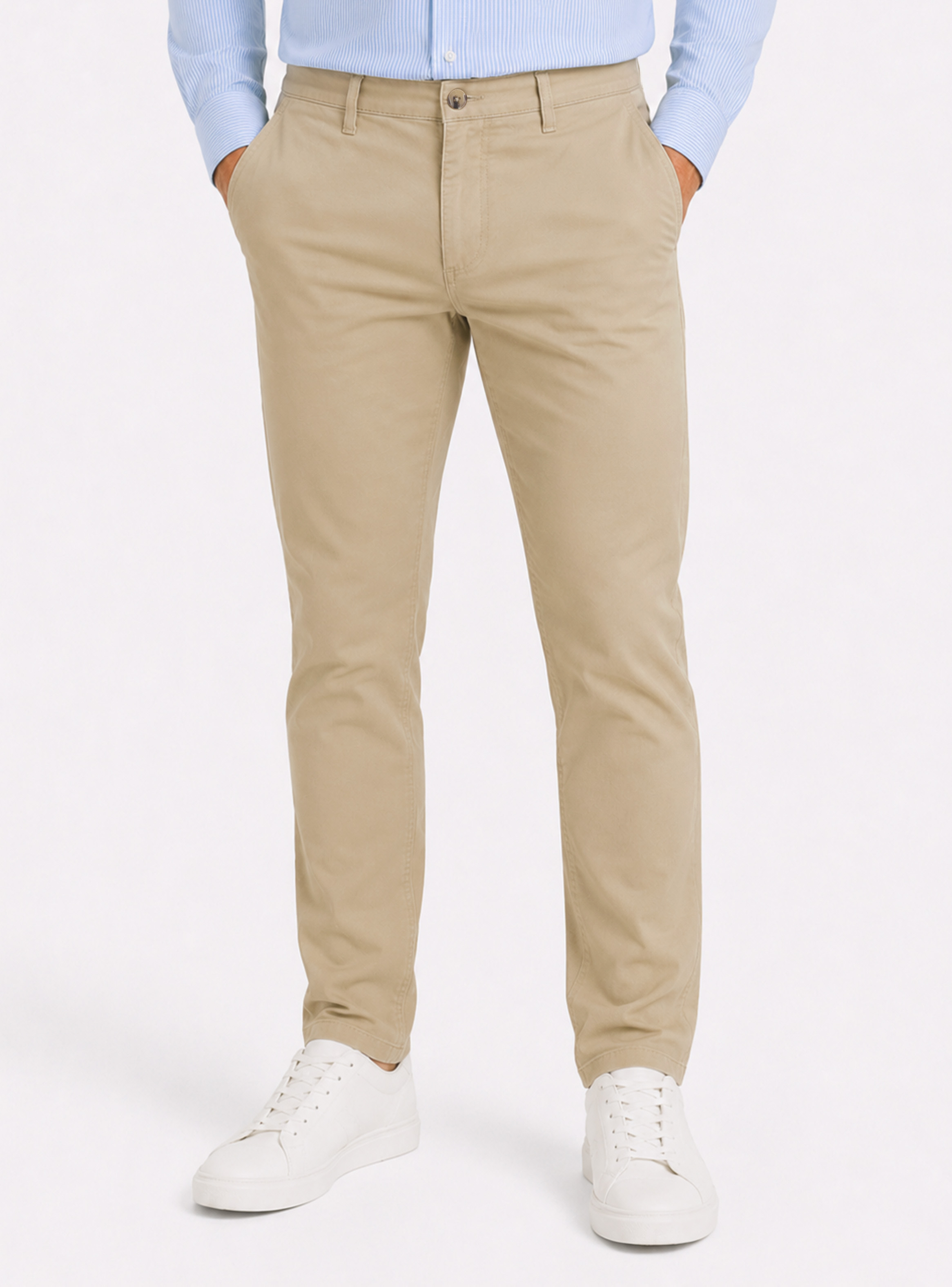 PANTALON CHINO SPANDEX REGULAR FIT BEIGE ARROW - 1
